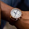 Varsche Analog Dress Wrist Watch with Genuine Leather Strap