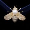 Bee Brooch Animal Fashion Shell Pearl Brooch Pin