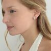 Cubic Zirconia Clip-On Earrings for Effortless Glamour - Perfect for Weddings, Everyday Chic, and Special Occasions