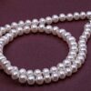 JYX Pearl Necklace Classic Near-Round White Cultured Freshwater Pearls