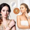 8 Pieces 4 Sizes Slide Clasp Lock Necklace Connector