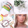 16 Pieces Boho Beads Choker Seed Beaded Choker Necklace