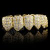 18k Yellow and White Gold ashion Iced Dental Jewelry Grill