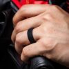 Air Grooves Silicone Wedding Ring Wedding Bands 8mm - 7 Rings