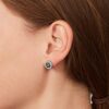 Fossil Crystal Stud Earrings