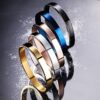 MeMeDIY Personalized Bracelet with Free Laser Engraving - Custom Stainless Steel Cuff Bangle for Women & Girls, Rose-Gold (Small & Large Sizes)