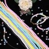 4800 Pcs Clay Beads Kit, 15 Strands 6mm Flat Round Polymer