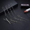 Cuff Wrap Crawler Hook Earrings Cubic Zirconia Ear Studs Alloy