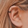12 Pairs Earrings Set Cuff Helix Cartilage Clip Stainless Steel