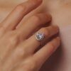 Pandora Jewelry Sparkling Teardrop Halo Cubic Zirconia Ring