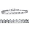 Diamond Tennis Bracelet 18K White Gold
