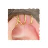Minimalist 4 PCS Sterling Silver Criss Cross Ear