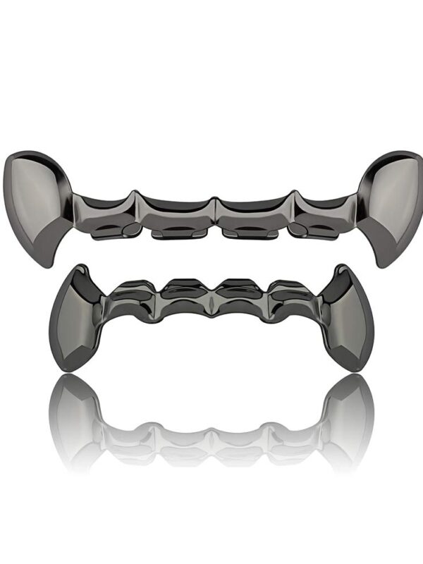 Top Bottom Grills 18K Gold Plated Dracula Vampire Fangs
