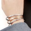 Lademayh Women's Inspirational Bracelets Stainless Steel