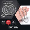 6mm Choker Curb Chain Length Stainless Steel