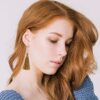 AROIC 93 Pairs Colorful Earrings with Tassel Earrings