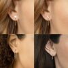 7 Pcs Dainty Minimalist Chain Cuff Earrings