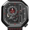 Agelocer Men's Fashion Punk Stainless Steel Mechanical Square