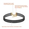 Paxcoo CN-01 Black Velvet Choker Necklaces