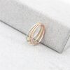 IFUAQZ 3pcs 1mm Stainless Steel Plain Stacking Midi Rings
