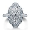 BERRICLE Rhodium Plated Sterling Silver Cubic