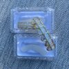 14k Gold Finish Silver Real Baguette Grills for Teeth