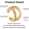 No Piercing Earrings Helix Cuff Earrings Clip on Cartilage