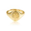 YeGieonr Handmade Flower Signet Ring