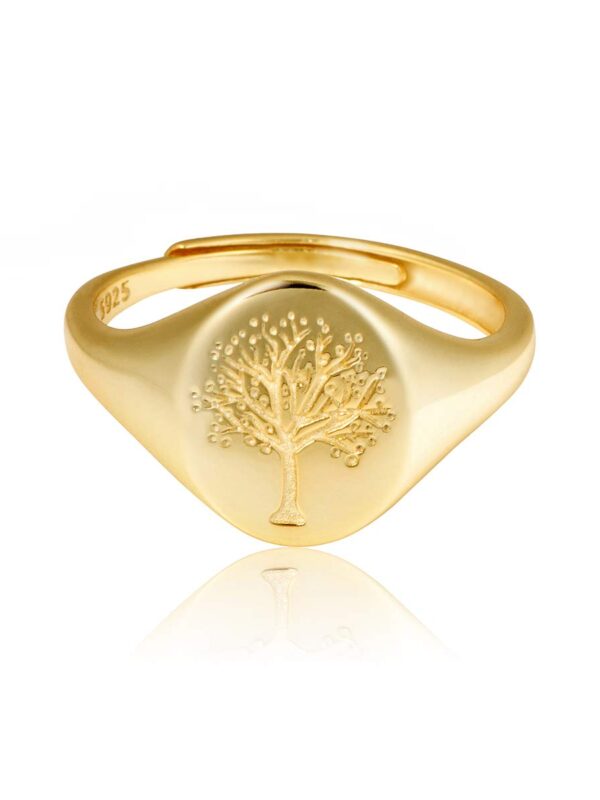 YeGieonr Handmade Flower Signet Ring