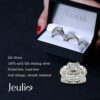 Jeulia Skull Engagement Ring Sets Sterling Silver