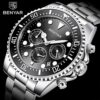 BENYAR Luxury Business Chronograph Luminous Waterproof