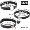 8Pcs Leather Choker Necklace Set: Embrace Your Edgy Elegance