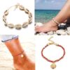 Rope Shell Clamshell Pendant Anklet Stylish Fashion Jewelry
