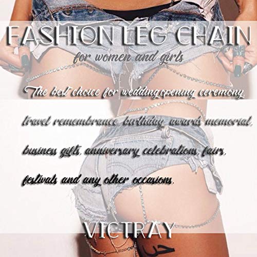 Crystal Leg Chain - Sparkling Thigh Chain for Confident and Charming Looks