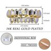 18K Gold Plated Hip Hop Diamond Cut Rugged