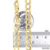 Nuragold 10k Yellow Gold Solid 7mm Cuban Chain