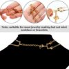 8 Pieces Multi Strand Slide Clasp Lock Necklace