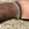 14k Yellow & Rose Gold Tennis Bracelet