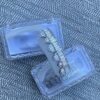 Harlembling Solid 925 Sterling Silver Real Baguette Grillz