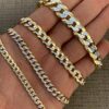 14k Yellow Harlembling Mens Or Ladies Cuban Link Bracelet
