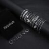 Hanpabum 15 Pcs Anklets and Toe Ring Set for Women