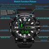 Discover the Men's Digital Sports Watch – Waterproof LED Display, Stylish & Functional