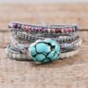 YGLINE Handmade Wrap Bracelet Turquoise
