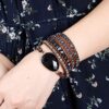 YGLINE Healing Black Onyx Wrap Bracelet