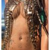Belly Chain Silver Bra Jewelry Sexy Necklace