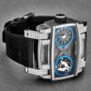 Flying Tourbillon Romain Jerome Grey/Blue Dial Moon DNA Diamond Set