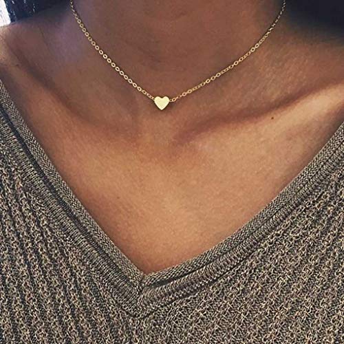 Choker Heart Pendant Necklace for women
