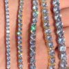 14k Yellow & Rose Gold Tennis Bracelet