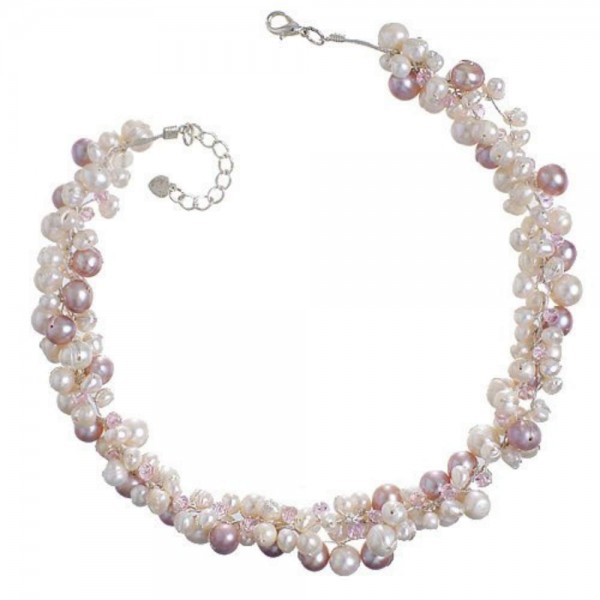 Chuvora Genuine Pink Cultured Fresh Water Pearl
