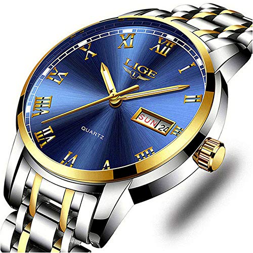 Elegance in Time: Men's Stainless Steel Luminous Quartz Watch